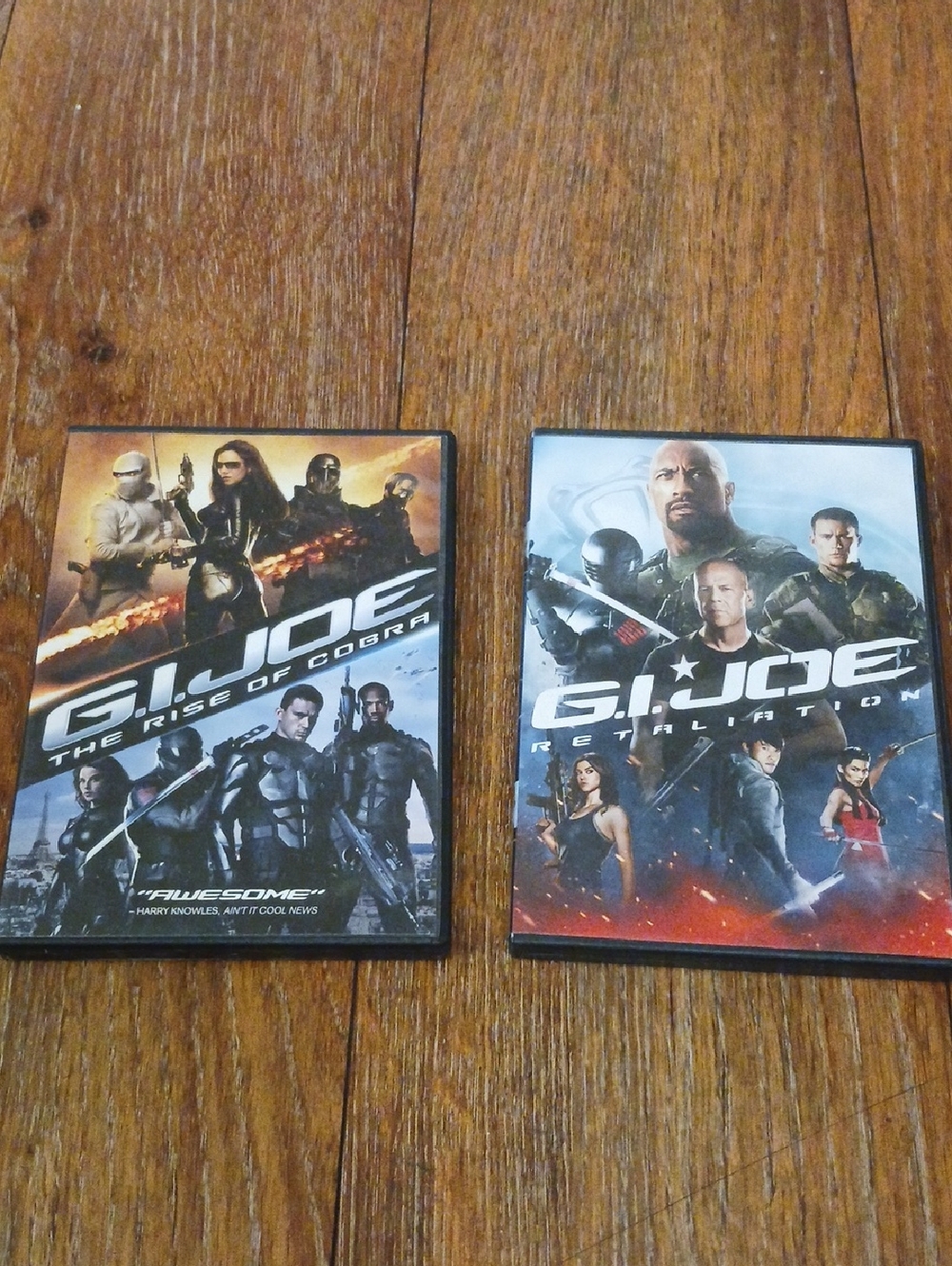 G.I. Joe The Rise Of Cobra And Retaliation Movie DVDs